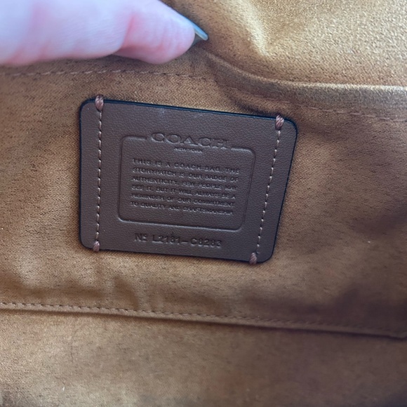 Coach Klare Diary Embroidered Black Leather Crossbody Bag C8283 - Picture 12 of 15